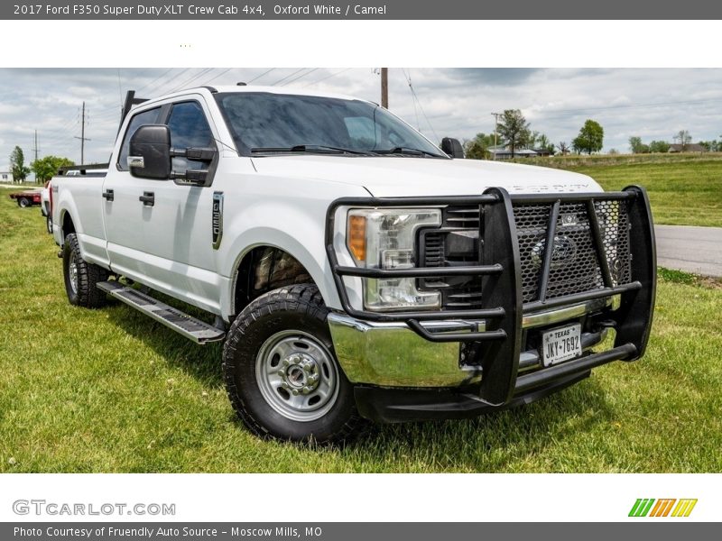 Oxford White / Camel 2017 Ford F350 Super Duty XLT Crew Cab 4x4