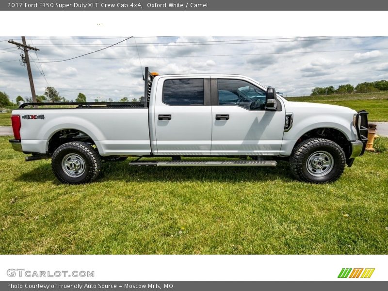 Oxford White / Camel 2017 Ford F350 Super Duty XLT Crew Cab 4x4