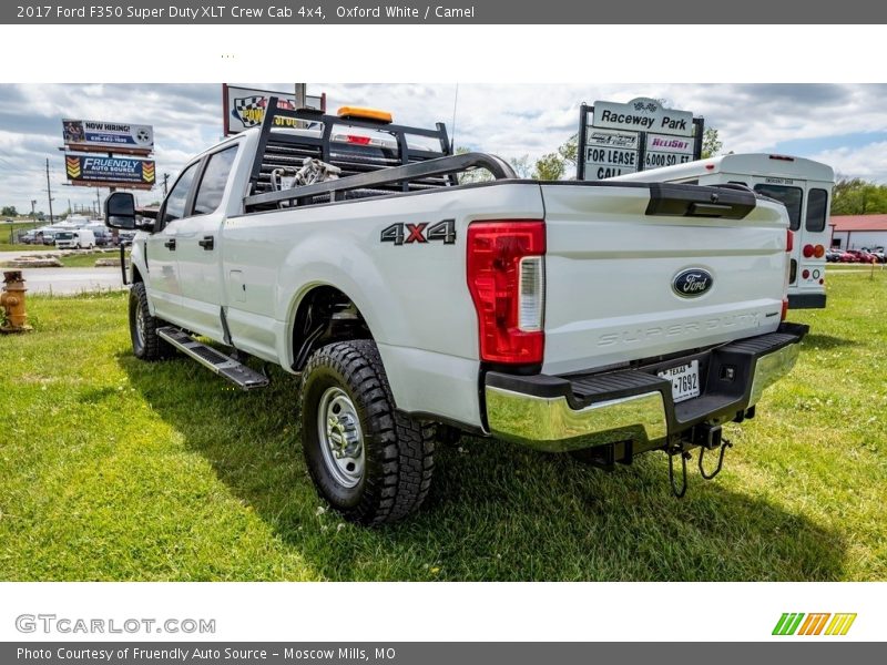 Oxford White / Camel 2017 Ford F350 Super Duty XLT Crew Cab 4x4