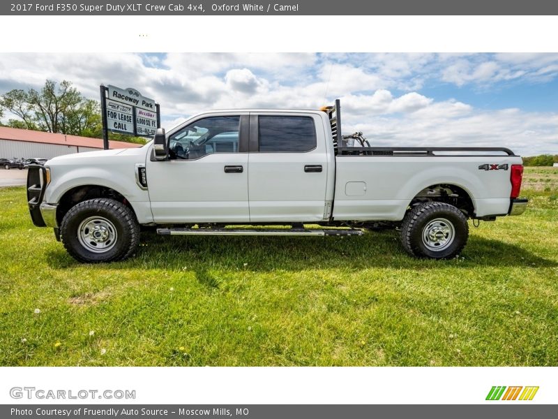Oxford White / Camel 2017 Ford F350 Super Duty XLT Crew Cab 4x4