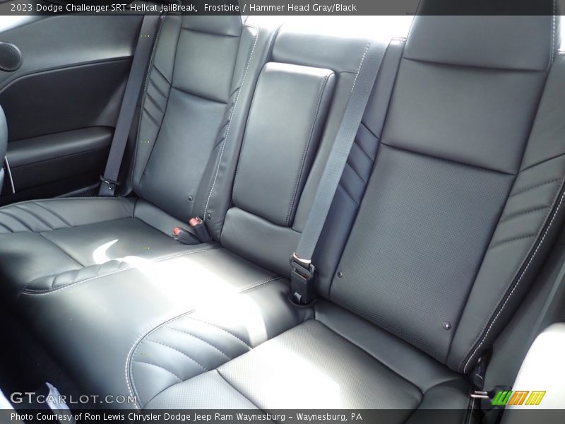 Rear Seat of 2023 Challenger SRT Hellcat JailBreak
