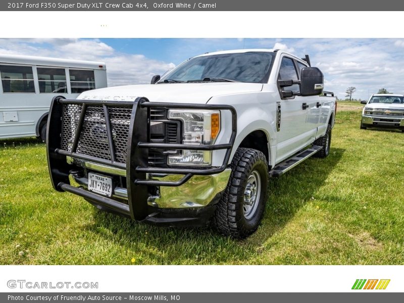 Oxford White / Camel 2017 Ford F350 Super Duty XLT Crew Cab 4x4