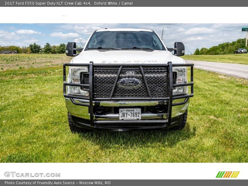 Oxford White / Camel 2017 Ford F350 Super Duty XLT Crew Cab 4x4