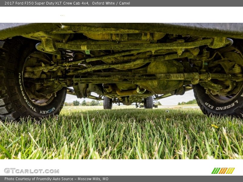Oxford White / Camel 2017 Ford F350 Super Duty XLT Crew Cab 4x4