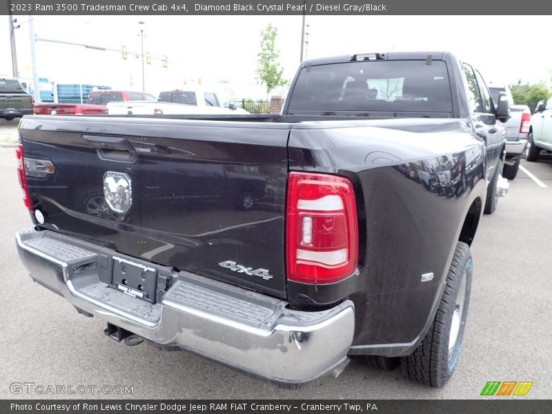 Diamond Black Crystal Pearl / Diesel Gray/Black 2023 Ram 3500 Tradesman Crew Cab 4x4