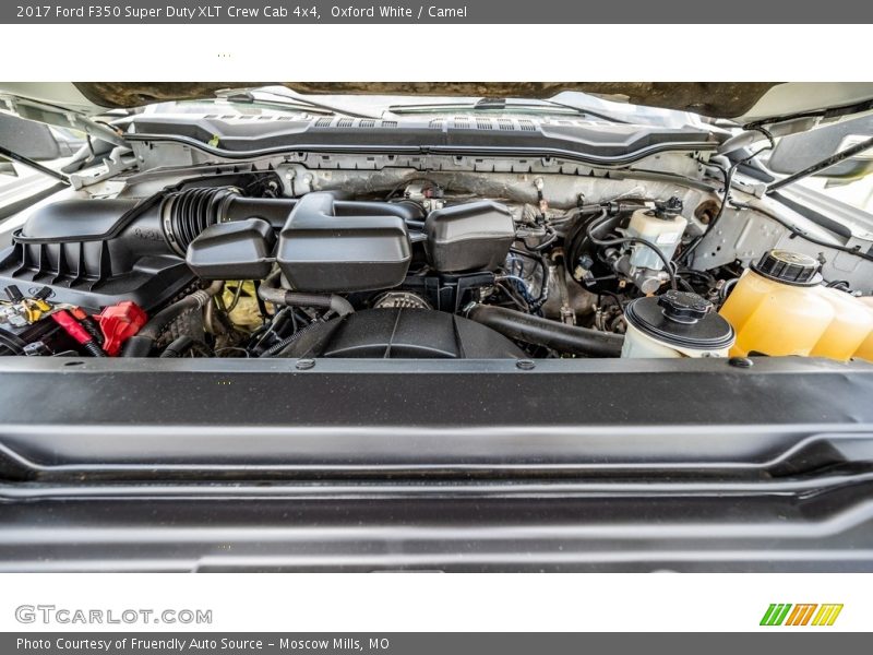 Oxford White / Camel 2017 Ford F350 Super Duty XLT Crew Cab 4x4
