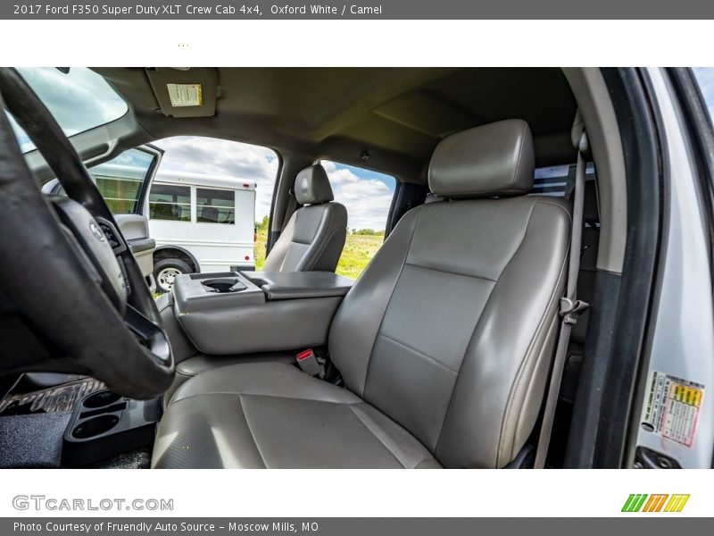 Oxford White / Camel 2017 Ford F350 Super Duty XLT Crew Cab 4x4