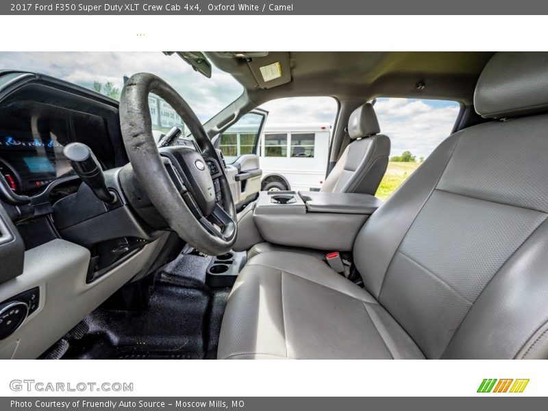 Oxford White / Camel 2017 Ford F350 Super Duty XLT Crew Cab 4x4