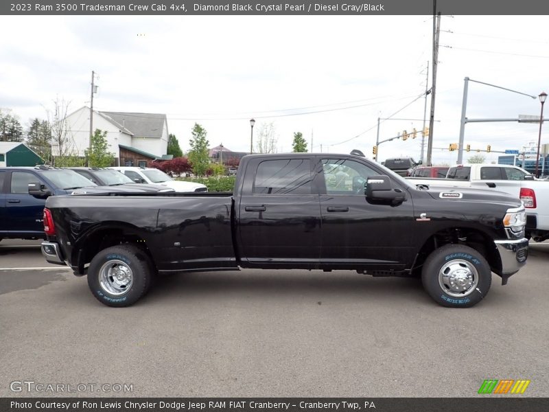 Diamond Black Crystal Pearl / Diesel Gray/Black 2023 Ram 3500 Tradesman Crew Cab 4x4