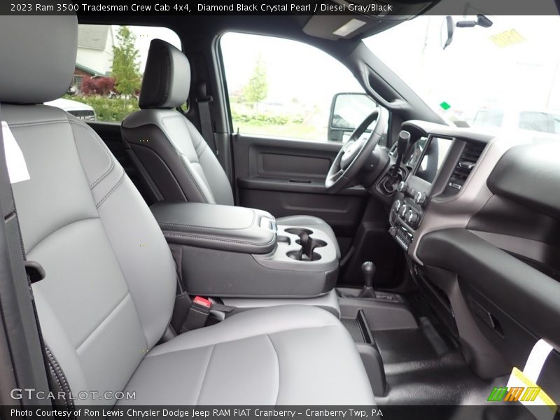 Diamond Black Crystal Pearl / Diesel Gray/Black 2023 Ram 3500 Tradesman Crew Cab 4x4