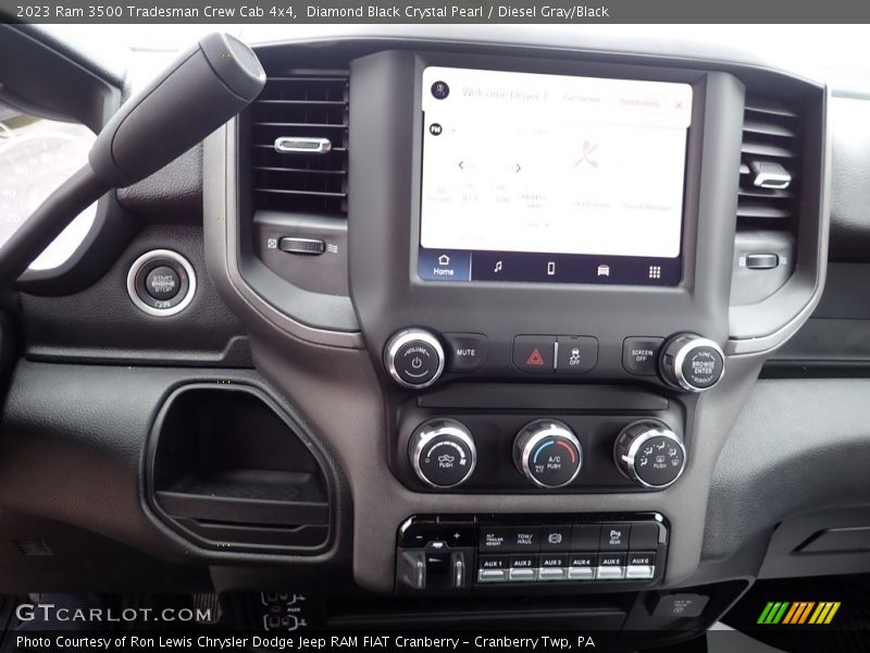Diamond Black Crystal Pearl / Diesel Gray/Black 2023 Ram 3500 Tradesman Crew Cab 4x4