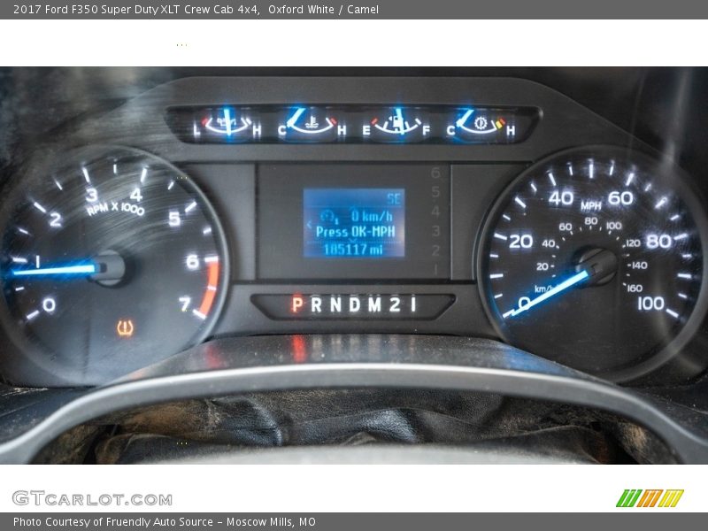 Oxford White / Camel 2017 Ford F350 Super Duty XLT Crew Cab 4x4