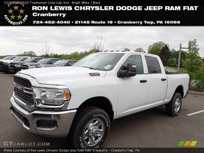 Bright White / Black 2023 Ram 2500 Tradesman Crew Cab 4x4