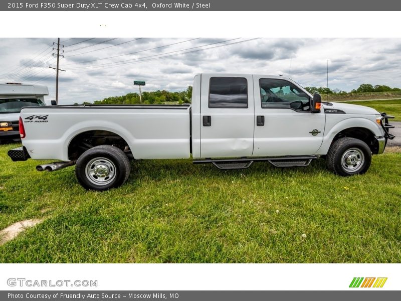 Oxford White / Steel 2015 Ford F350 Super Duty XLT Crew Cab 4x4