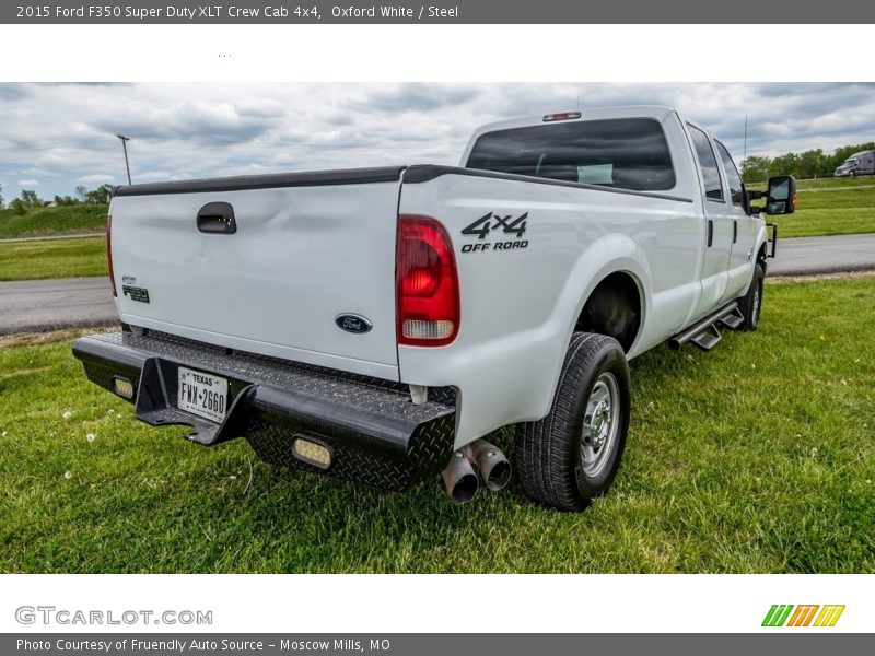 Oxford White / Steel 2015 Ford F350 Super Duty XLT Crew Cab 4x4