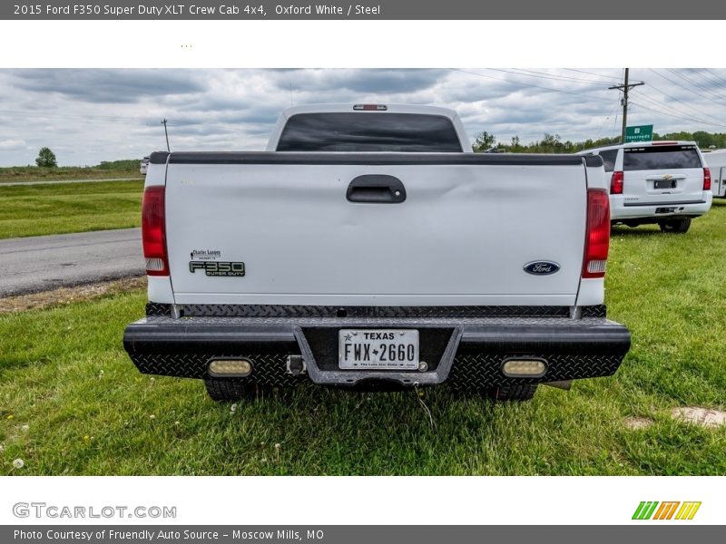 Oxford White / Steel 2015 Ford F350 Super Duty XLT Crew Cab 4x4