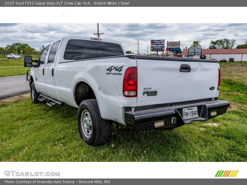 Oxford White / Steel 2015 Ford F350 Super Duty XLT Crew Cab 4x4