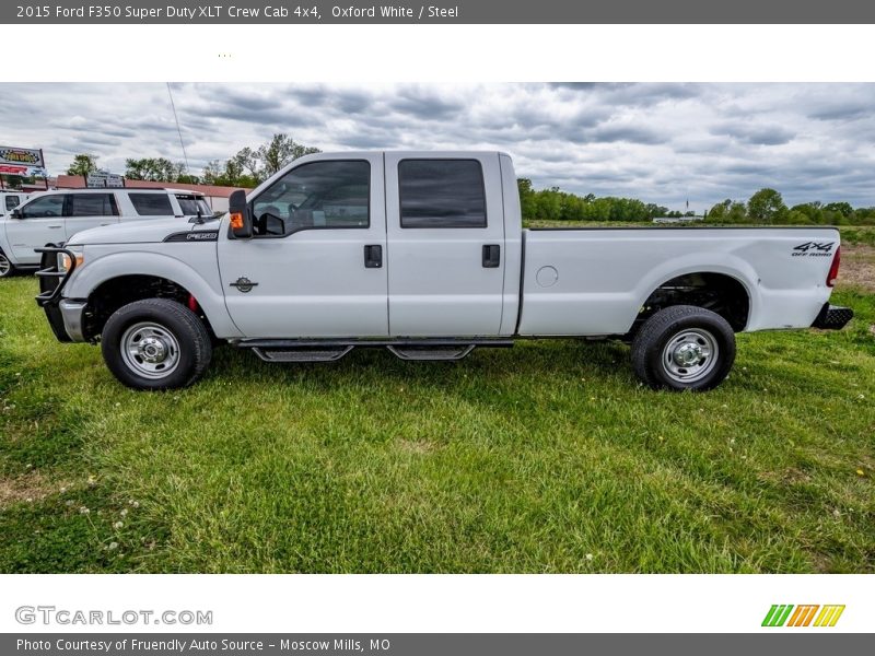 Oxford White / Steel 2015 Ford F350 Super Duty XLT Crew Cab 4x4
