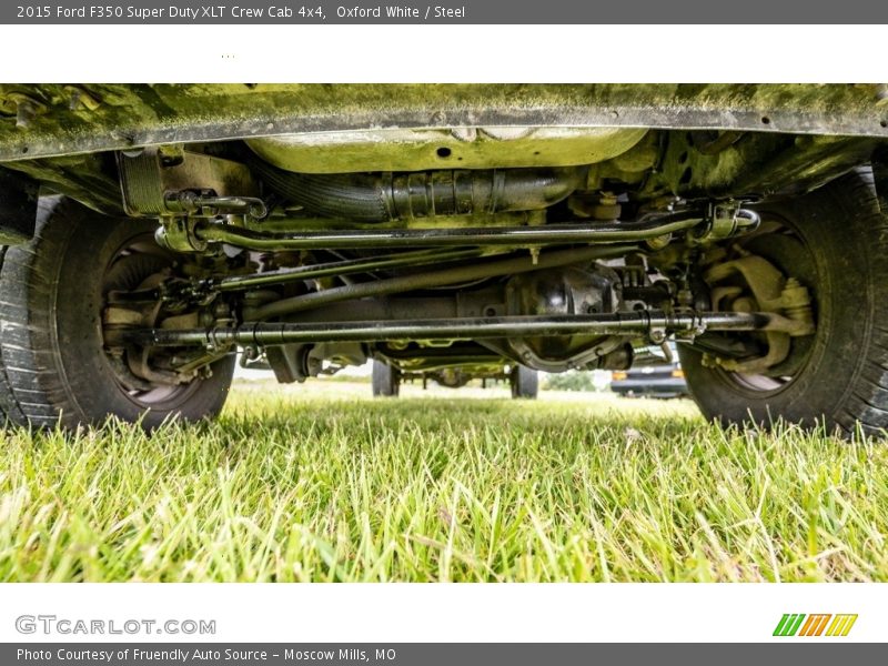 Oxford White / Steel 2015 Ford F350 Super Duty XLT Crew Cab 4x4