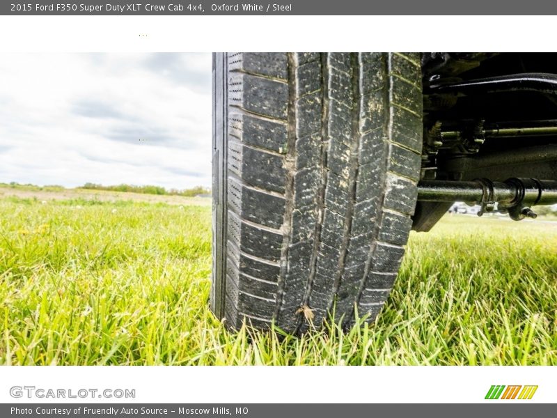 Oxford White / Steel 2015 Ford F350 Super Duty XLT Crew Cab 4x4