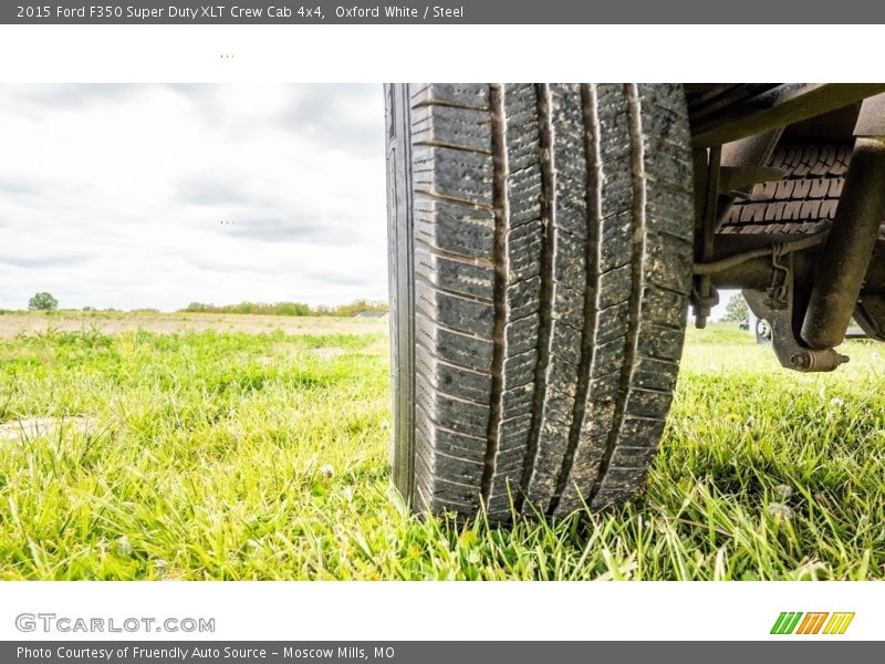 Oxford White / Steel 2015 Ford F350 Super Duty XLT Crew Cab 4x4