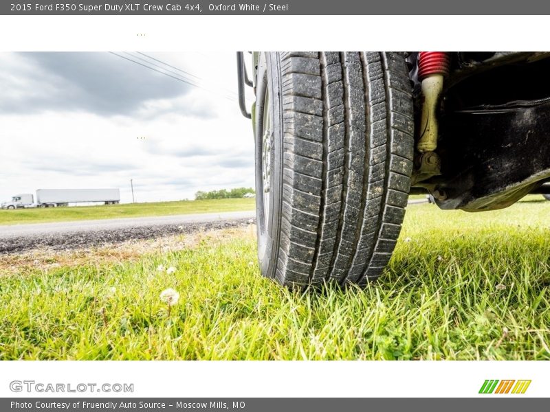 Oxford White / Steel 2015 Ford F350 Super Duty XLT Crew Cab 4x4