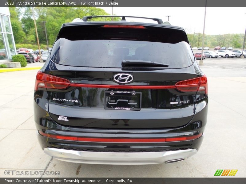 Twilight Black / Beige 2023 Hyundai Santa Fe Calligraphy AWD