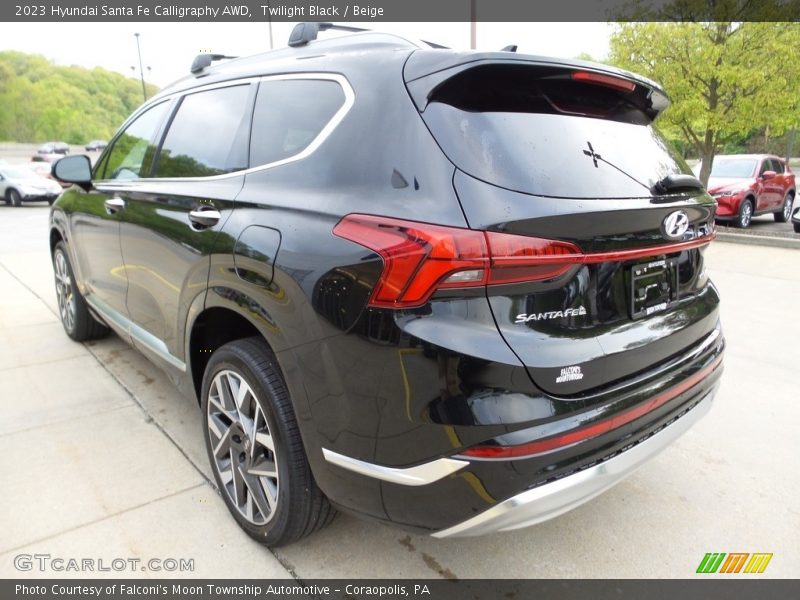 Twilight Black / Beige 2023 Hyundai Santa Fe Calligraphy AWD