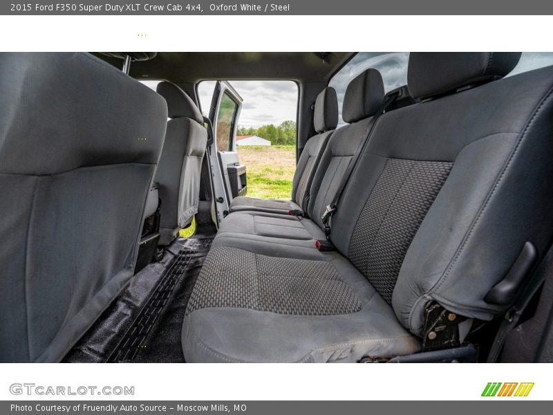 Oxford White / Steel 2015 Ford F350 Super Duty XLT Crew Cab 4x4