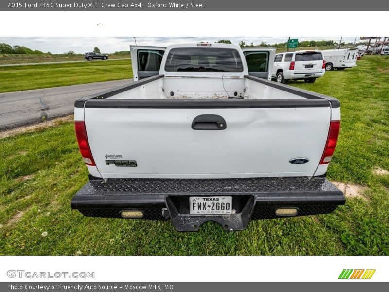Oxford White / Steel 2015 Ford F350 Super Duty XLT Crew Cab 4x4
