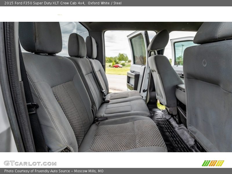 Oxford White / Steel 2015 Ford F350 Super Duty XLT Crew Cab 4x4