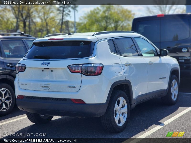 White / Black 2021 Jeep Compass Latitude 4x4