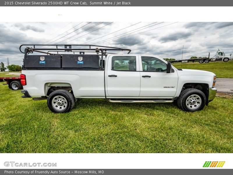 Summit White / Jet Black 2015 Chevrolet Silverado 2500HD WT Crew Cab