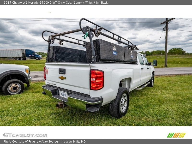 Summit White / Jet Black 2015 Chevrolet Silverado 2500HD WT Crew Cab