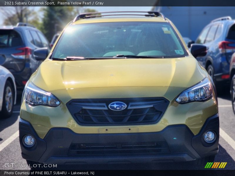 Plasma Yellow Pearl / Gray 2021 Subaru Crosstrek Sport