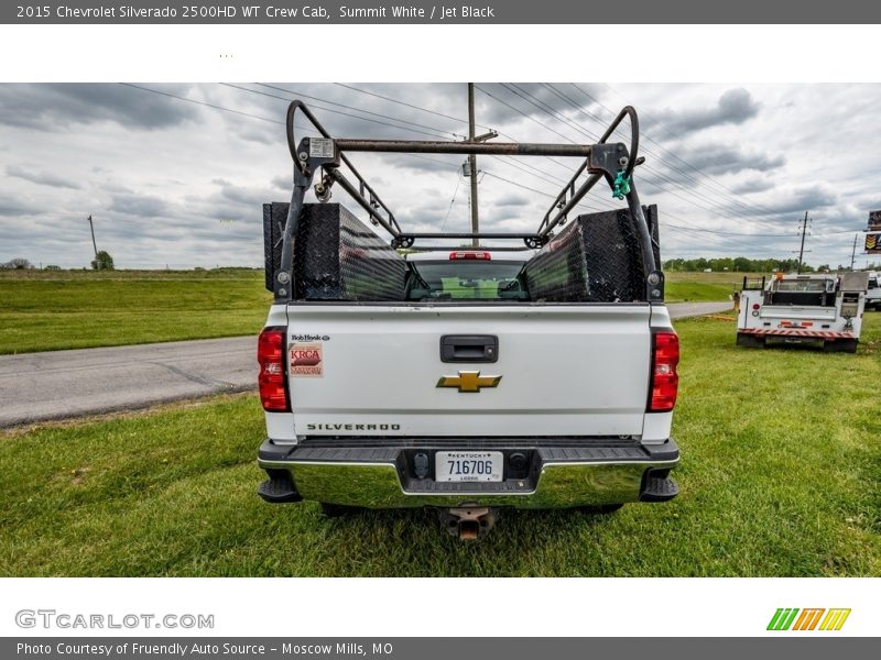 Summit White / Jet Black 2015 Chevrolet Silverado 2500HD WT Crew Cab