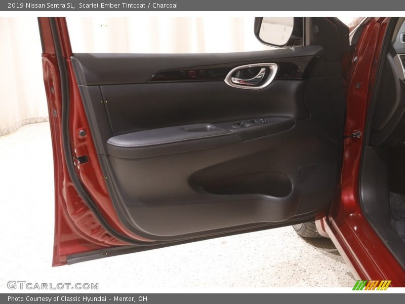 Scarlet Ember Tintcoat / Charcoal 2019 Nissan Sentra SL