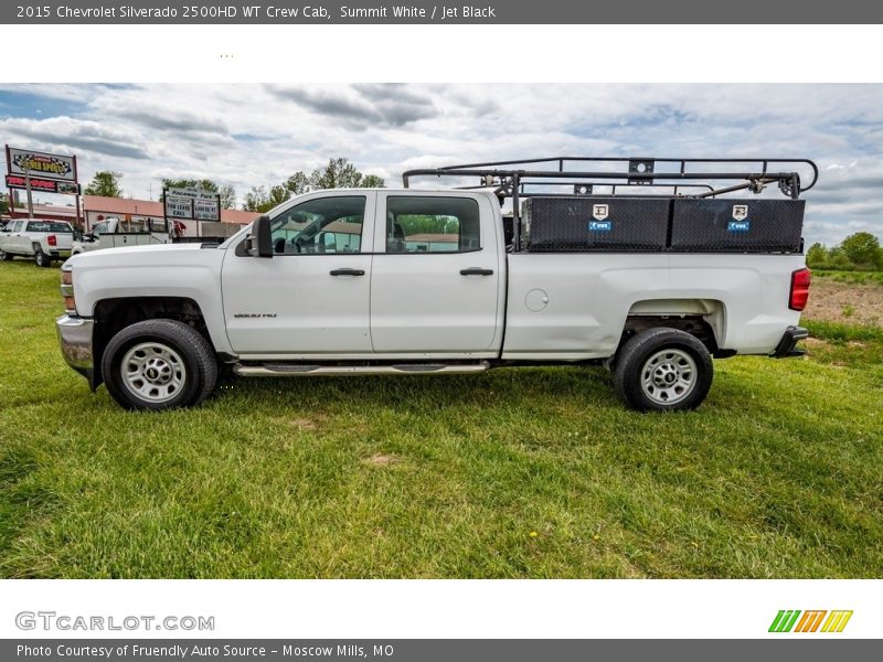 Summit White / Jet Black 2015 Chevrolet Silverado 2500HD WT Crew Cab