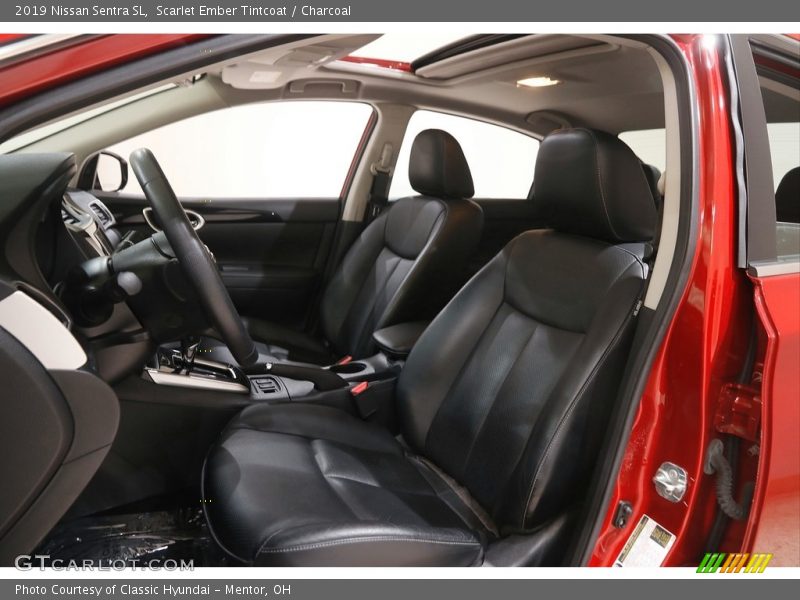 Scarlet Ember Tintcoat / Charcoal 2019 Nissan Sentra SL