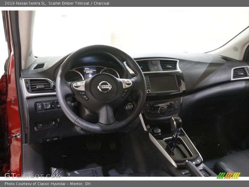 Scarlet Ember Tintcoat / Charcoal 2019 Nissan Sentra SL