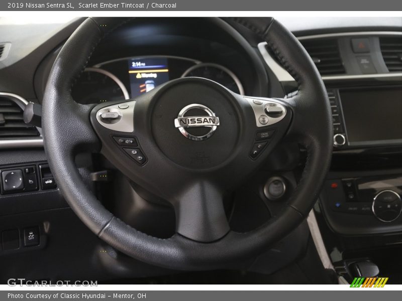 Scarlet Ember Tintcoat / Charcoal 2019 Nissan Sentra SL