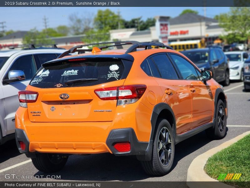 Sunshine Orange / Black 2019 Subaru Crosstrek 2.0i Premium