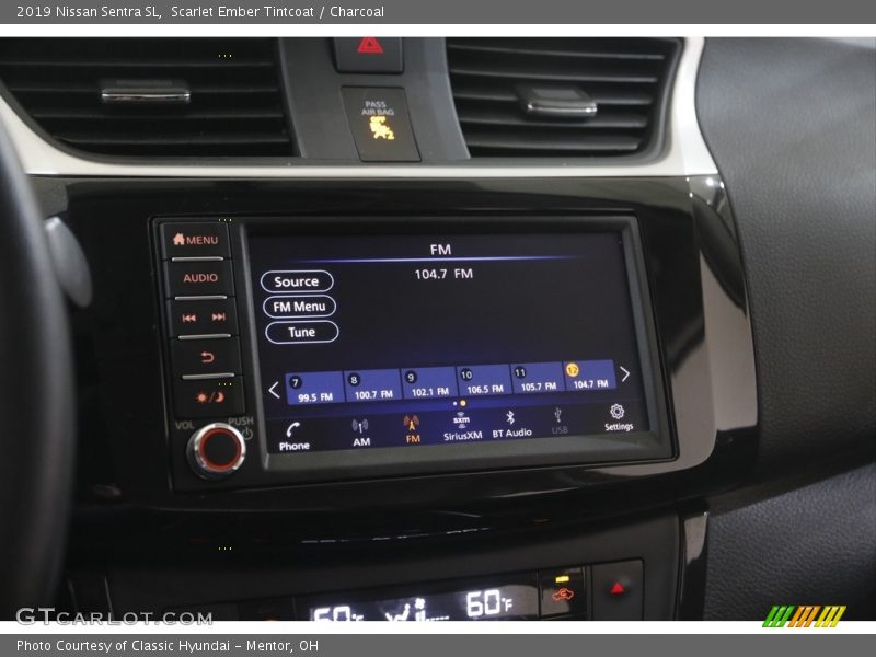 Scarlet Ember Tintcoat / Charcoal 2019 Nissan Sentra SL