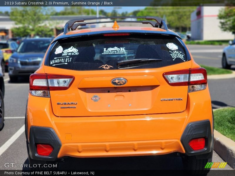 Sunshine Orange / Black 2019 Subaru Crosstrek 2.0i Premium