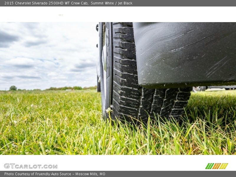 Summit White / Jet Black 2015 Chevrolet Silverado 2500HD WT Crew Cab