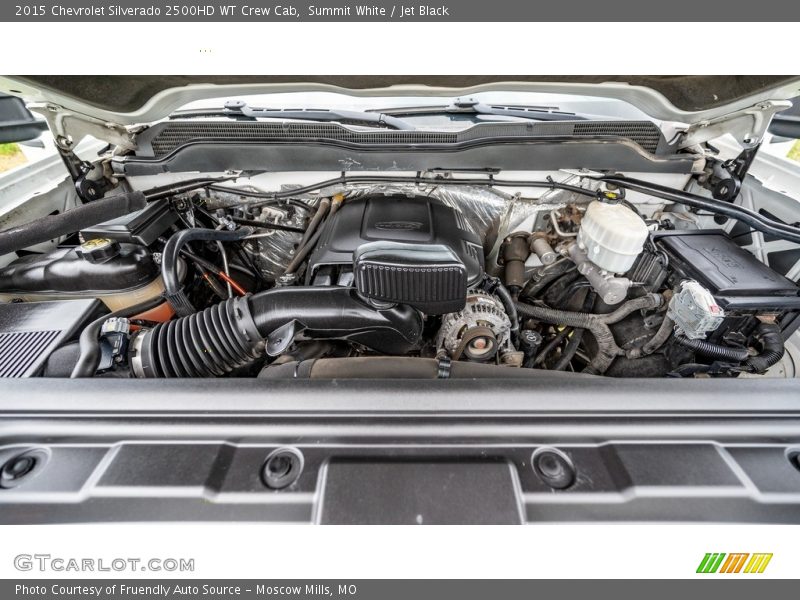 Summit White / Jet Black 2015 Chevrolet Silverado 2500HD WT Crew Cab