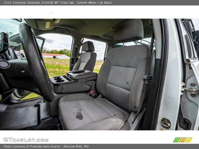 Summit White / Jet Black 2015 Chevrolet Silverado 2500HD WT Crew Cab