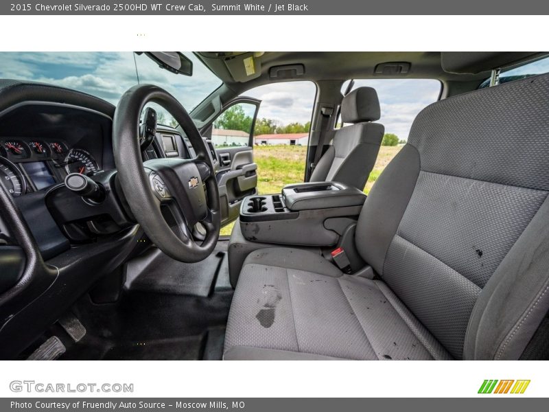 Summit White / Jet Black 2015 Chevrolet Silverado 2500HD WT Crew Cab