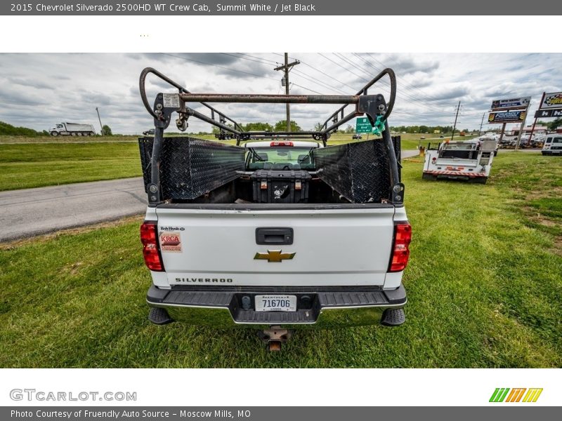 Summit White / Jet Black 2015 Chevrolet Silverado 2500HD WT Crew Cab