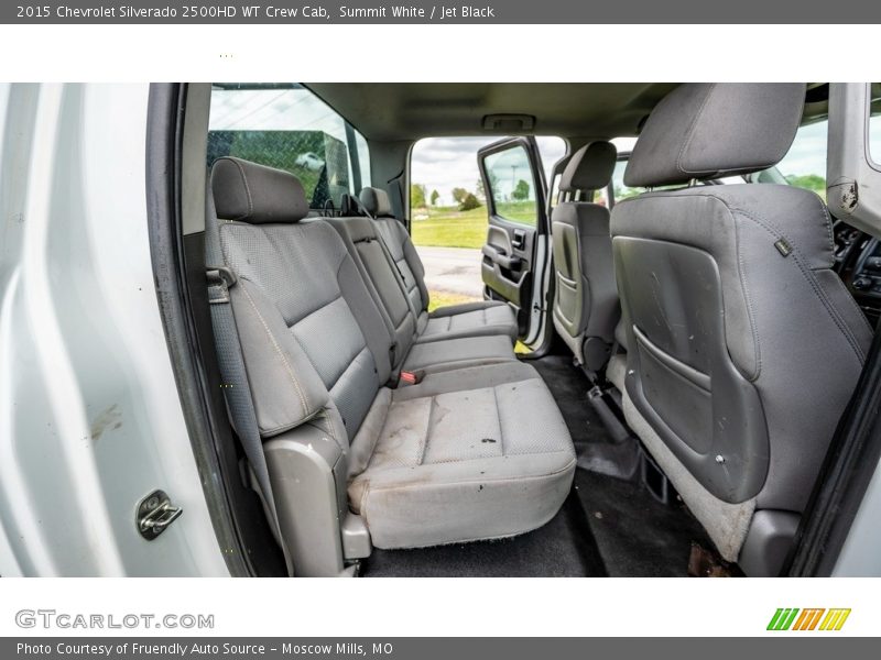 Summit White / Jet Black 2015 Chevrolet Silverado 2500HD WT Crew Cab